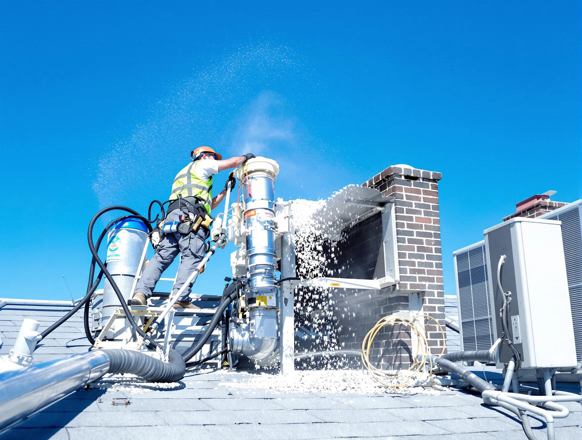 Expert roof dryer vent cleaning by McLoud Dryer Vent Cleaning in McLoud