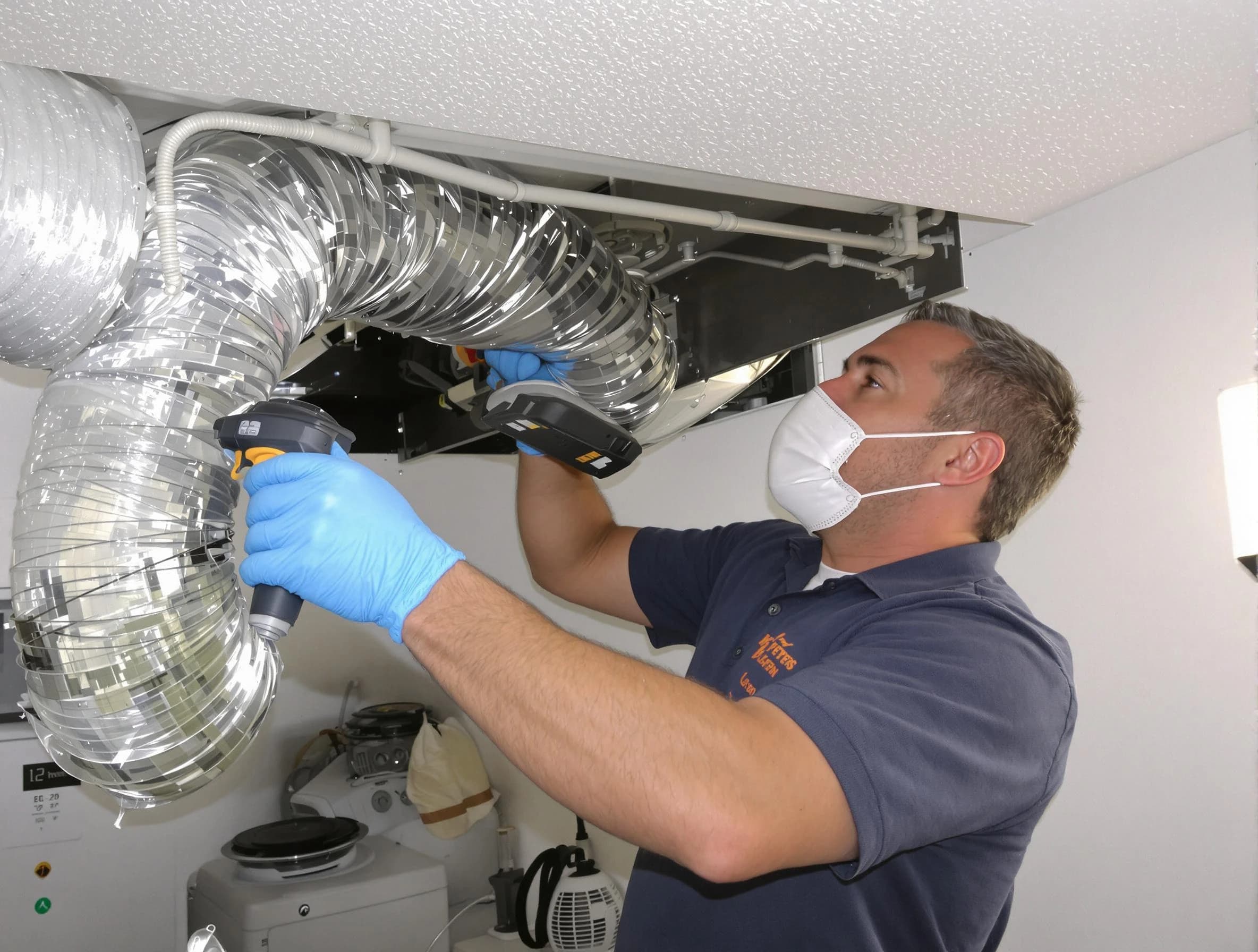McLoud Dryer Vent Cleaning professional performing thorough residential dryer vent cleaning in McLoud