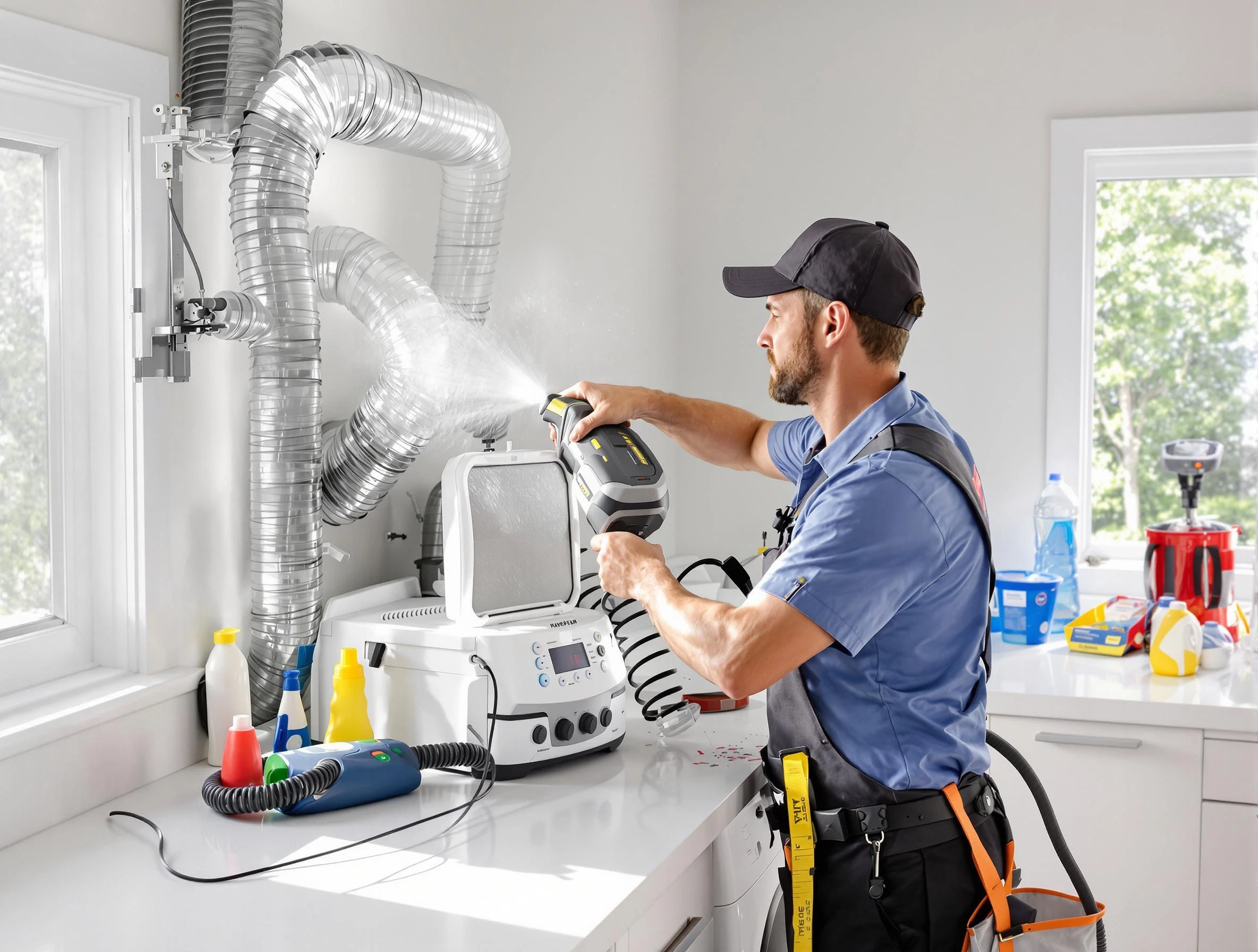 Residential Dryer Vent Cleaning in McLoud