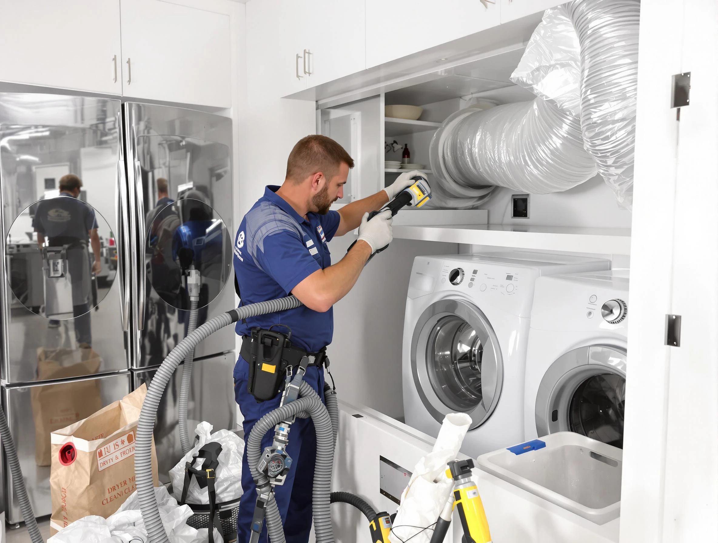 Professional duct cleaning by McLoud Dryer Vent Cleaning in McLoud