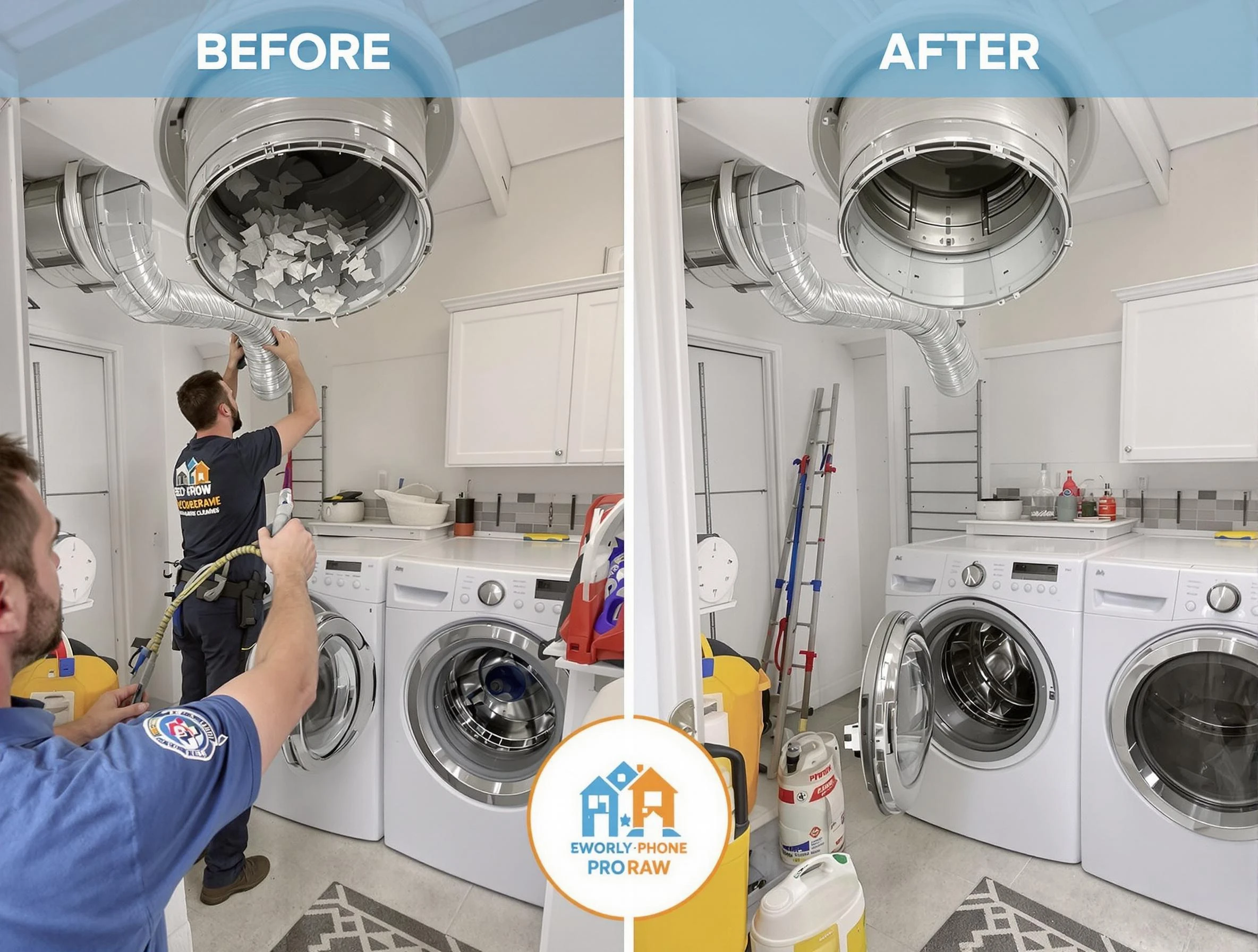 Residential dryer vent cleaning by McLoud Dryer Vent Cleaning in McLoud